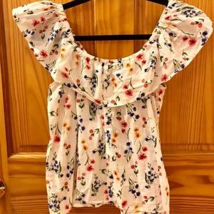 Off the shoulder summer top